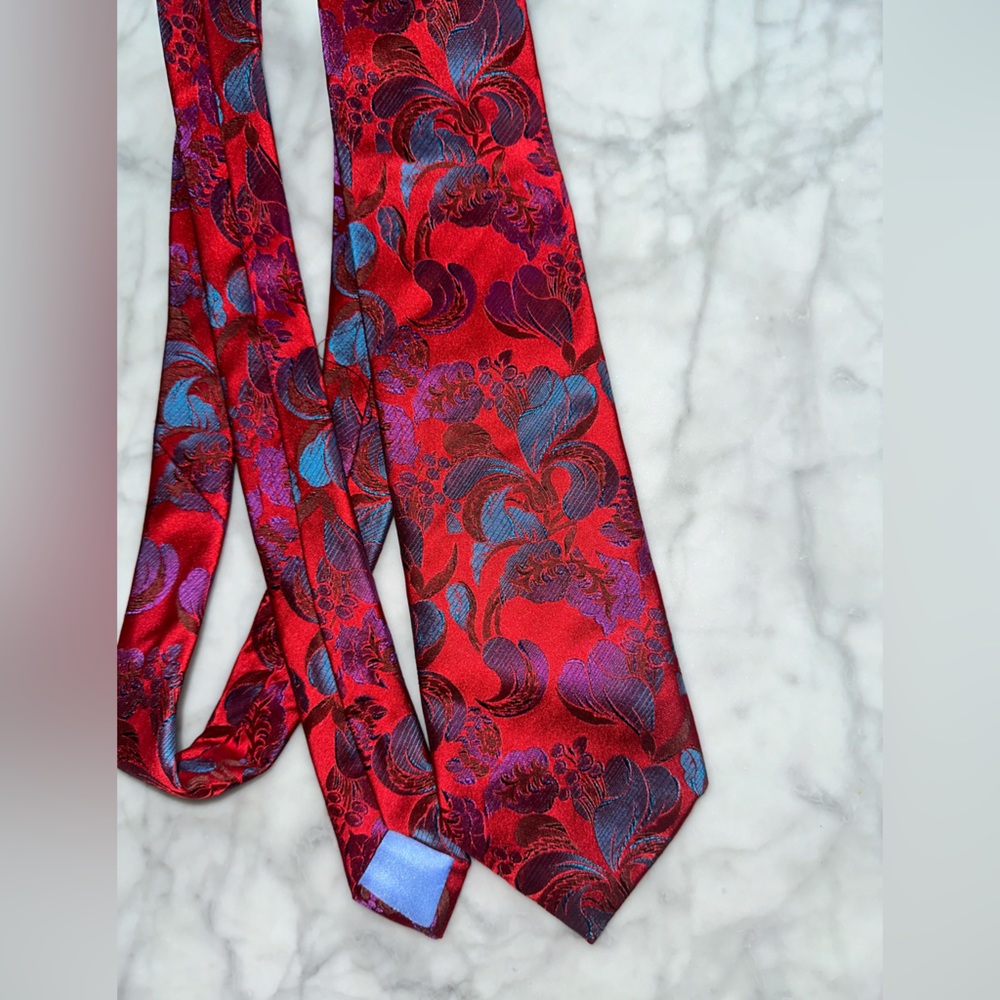 Silk Tie - Tino Cosina for Men in Red